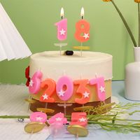 Birthday Number Paraffin Party Candle 1 Piece main image 1