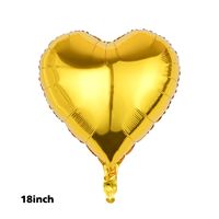 Birthday Star Heart Shape Aluminum Film Party Balloons sku image 17