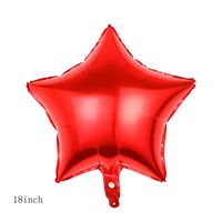 Birthday Star Heart Shape Aluminum Film Party Balloons sku image 3