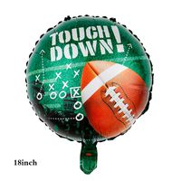 Children's Day Birthday Baseball Rugby Aluminum Film Party Balloons sku image 2