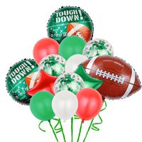 Children's Day Birthday Baseball Rugby Aluminum Film Party Balloons main image 3