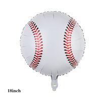 Children's Day Birthday Baseball Rugby Aluminum Film Party Balloons sku image 4