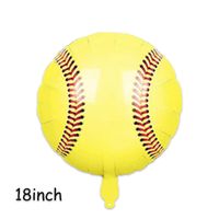 Children's Day Birthday Baseball Rugby Aluminum Film Party Balloons sku image 3