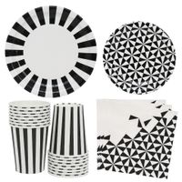 Fashion Stripe Paper Tableware sku image 14