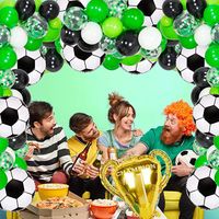 Children's Day Birthday Basketball Football Aluminum Film Party Balloons main image 3