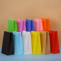 Fashion Solid Color Paper Festival Gift Bags main image 1