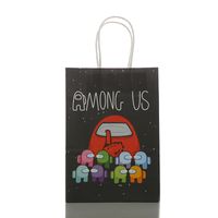 Cute Cartoon Kraft Paper Holiday Gift Bags main image 3