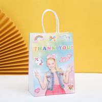 Cute Cartoon Kraft Paper Festival Gift Bags main image 4