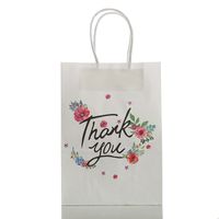 Thanksgiving Sweet Heart Shape Kraft Paper Party Gift Bags main image 2