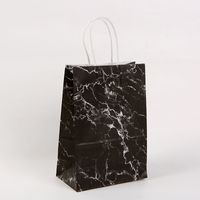 Fashion Marble Kraft Paper Festival Gift Bags main image 3