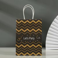 Birthday Fashion Stripe Paper Party Gift Bags main image 3