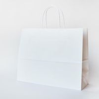 Style Simple Couleur Unie Papier Vacances Sacs Cadeaux main image 4