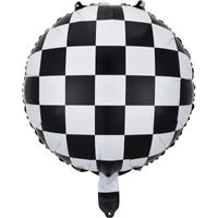 Birthday Plaid Aluminum Film Party Balloons main image 4