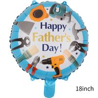 Father's Day Heart Shape Bow Knot Aluminum Film Party Balloons sku image 18