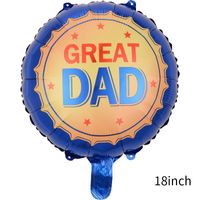 Father's Day Heart Shape Bow Knot Aluminum Film Party Balloons sku image 21