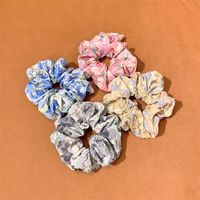 Fashion Ditsy Floral Cloth Printing And Dyeing Hair Tie main image 5