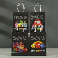 Cute Cartoon Kraft Paper Holiday Gift Bags main image 5