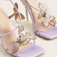Women's Fashion Color Block Butterfly Round Toe Pumps main image 3