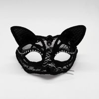 Halloween Katze Spitze Gruppe Party Maske main image 3