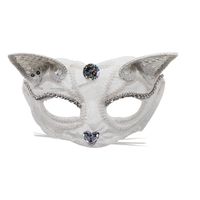 Halloween Cat Lace Party Party Mask sku image 4