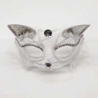 Halloween Cat Lace Party Party Mask sku image 6