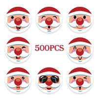 Christmas Santa Claus Pvc Party Gift Stickers main image 5