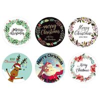 Christmas Santa Claus Deer Pvc Party Gift Stickers main image 4