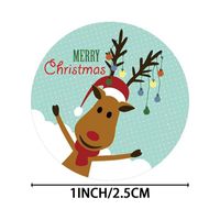 Christmas Santa Claus Deer Pvc Party Gift Stickers main image 5