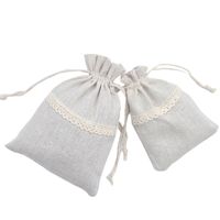Fashion Solid Color Cotton Lace Gift Bags main image 5