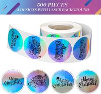 Christmas Letter Pvc Party Gift Stickers main image 2