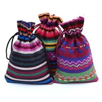 Ethnic Style Stripe Cotton Gift Bags main image 6
