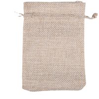 Basic Solid Color Linen Drawstring Jewelry Packaging Bags main image 3