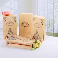 Christmas Fashion Christmas Tree Santa Claus Kraft Paper Gift Bags main image 1