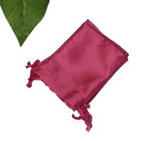 Simple Style Solid Color Satin Drawstring Jewelry Packaging Bags main image 2