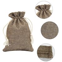 Christmas Simple Style Solid Color Linen Daily Gift Bags main image 3