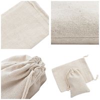 Basic Geometric Cotton Drawstring Jewelry Packaging Bags main image 3