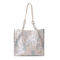 Streetwear Floral Square Magnetic Buckle Tote Bag main image 5