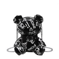 Kid's Small Pu Leather Animal Cute Chain Zipper Crossbody Bag main image 4