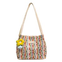 Streetwear Floral Square Magnetic Buckle Tote Bag main image 3
