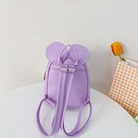 Cute Bow Knot Sequins Square Zipper Functional Backpack main image 2