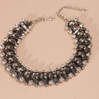 Fashion Geometric Alloy Inlay Rhinestones Choker main image 4