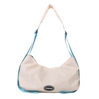 Mujeres Tela Oxford Color Sólido Moda Cuadrado Cremallera Bolsa Baguette sku image 1