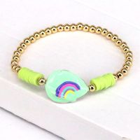 Fashion Rainbow Copper Bracelets Beaded Copper Bracelets 1 Piece sku image 1