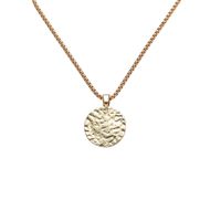 Fashion Water Ripples Alloy Plating Pendant Necklace main image 5