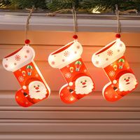 Weihnachten Süß Socke Kunststoff Gruppe Beleuchtung sku image 1