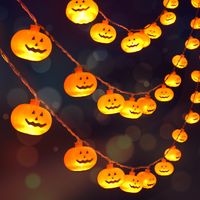 Halloween Cute Pumpkin Plastic Party String Lights main image 2