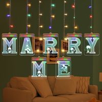 Valentine's Day Cute Letter Arylic Party Lightings main image 2