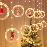 Christmas Cute Santa Claus Snowman Plastic Party String Lights main image 5