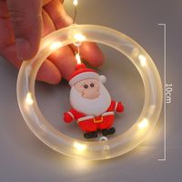 Christmas Cute Santa Claus Snowman Plastic Party String Lights main image 3