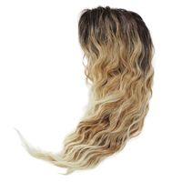 Women's Fashion Gradient Color Weekend High Temperature Wire Side Points Curls Wigs main image 2